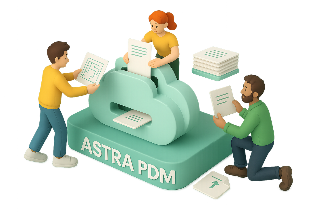 도면은 쌓이고,<br> 공유폴더는 늘어나는데<br> PLM은 도입이 망설여지시나요?